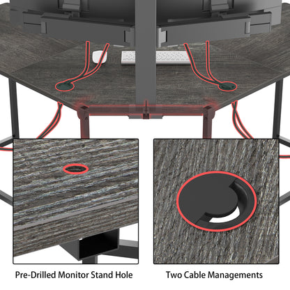 L-Shaped Computer Desk Corner Desk for Home Office